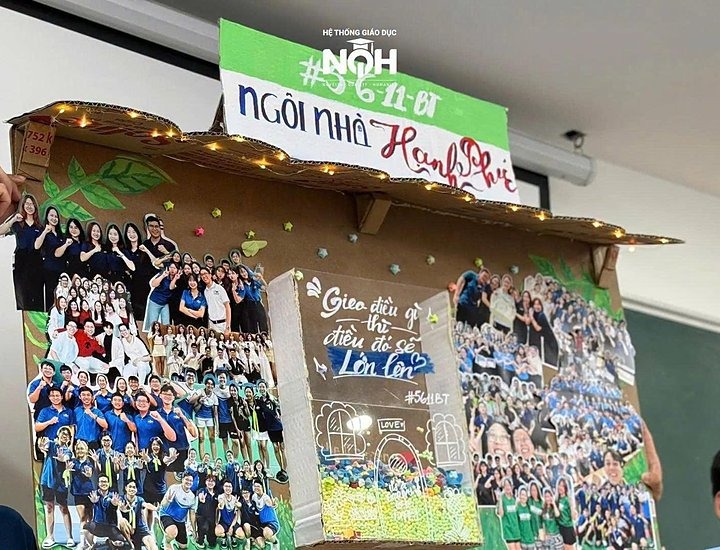 Hình Ảnh Tác Phẩm Ngôi Nhà Hạnh Phúc Trong Buổi Chia Sẻ Yêu Thương